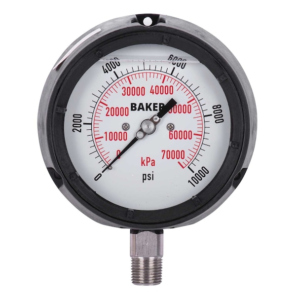 Baker Instruments LF45-10000P-1/4 Pressure Gauge, 0-10,000 PSI LF45-10000P-1/4 - main